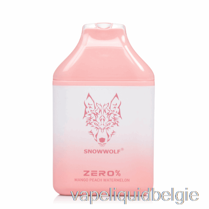 Vape België Snowwolf Zero 5500 0% Nicotinevrije Wegwerp Mango Perzik Watermeloen